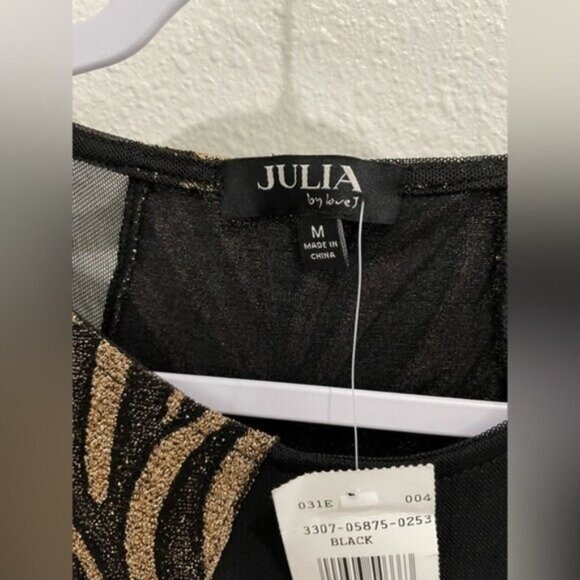 New Julia Metallic Lace Body Suit Animal Print Romantic Dark Sexy Date Night - Picture 4 of 9